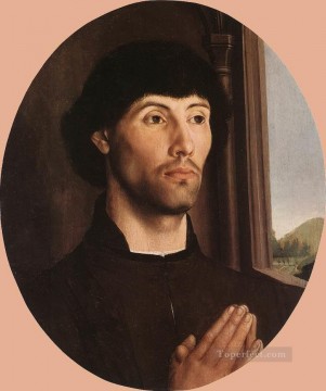portrait of a man 1635 Painting - Portrait Of A Man Hugo van der Goes